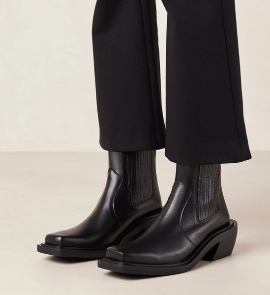 Short Ranch Leather Boots – Annabel