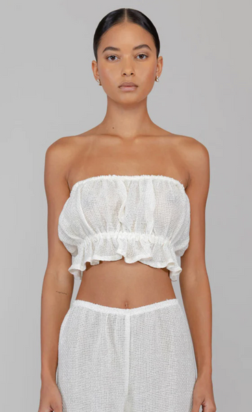 Stella Ruffle Tube Top – Annabel