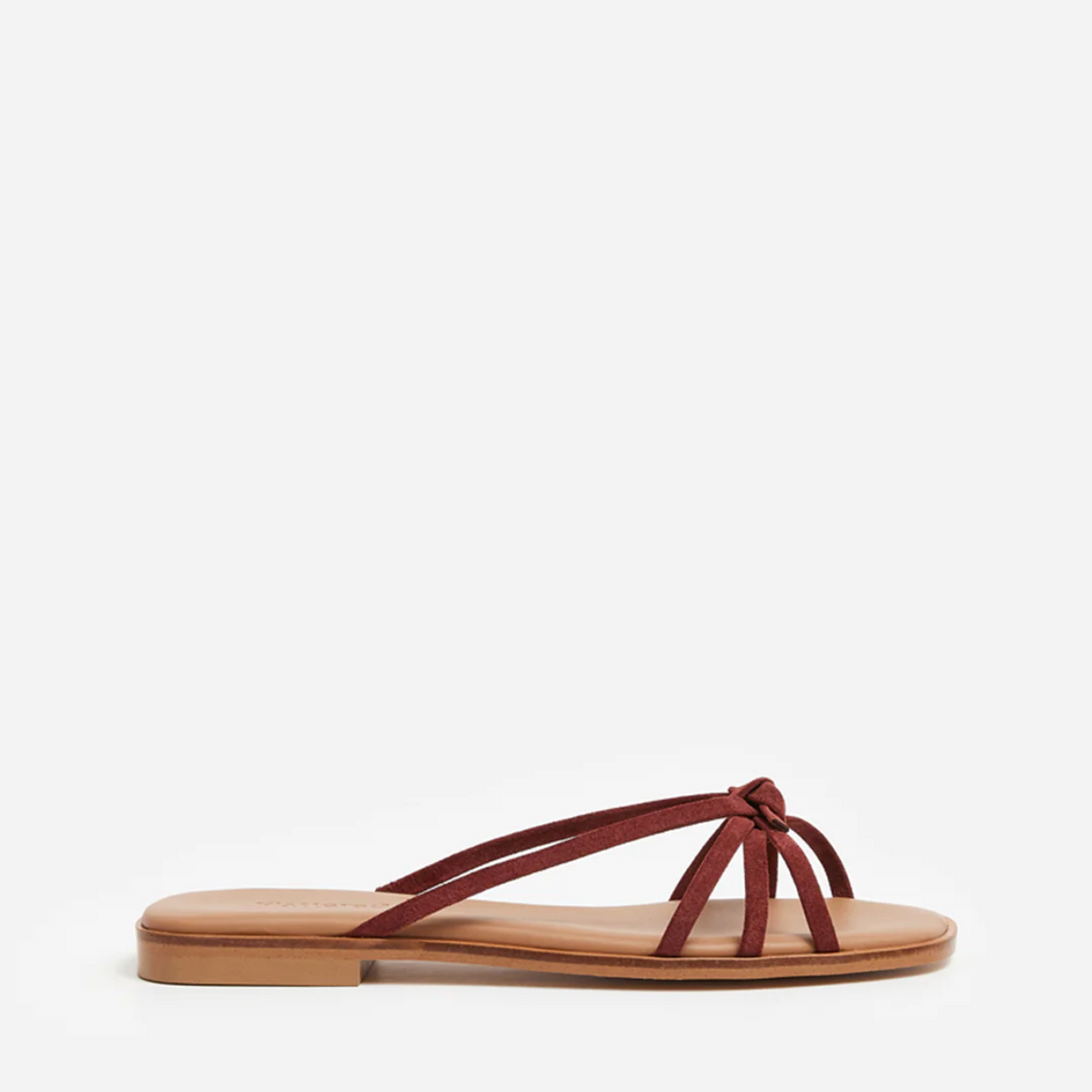 Mimosa Suede Rust Sandal – Annabel