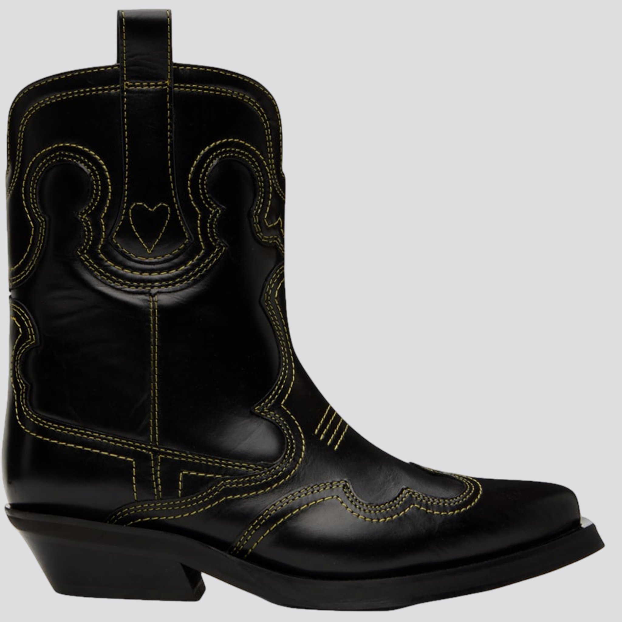 Ganni black boots sales